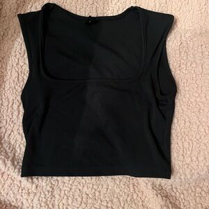 SHEIN black going out top